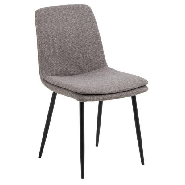 Krzesło Becca szare tkanina Basel 34FR - ACTONA